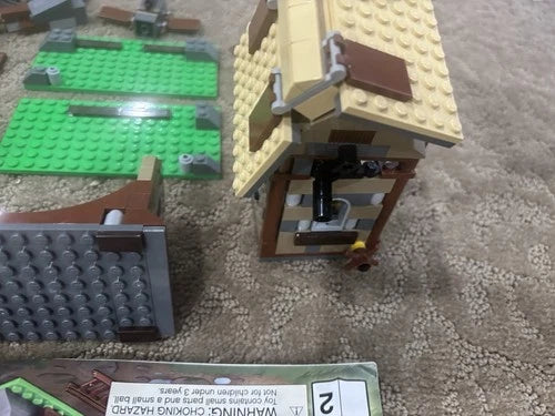 LEGO Castle: Mill Village Raid 7189 Retired Build barn only as shown parts