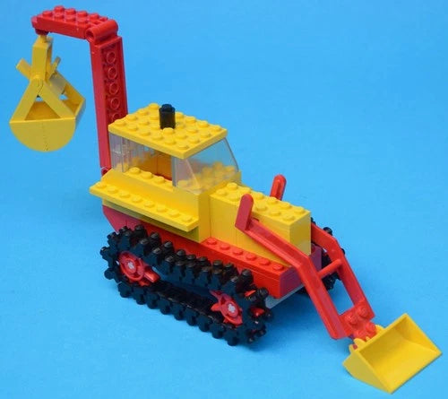 LEGO 387 - Excavator and Dumper / Road Construction Vehicles - 1976 - VINTAGE