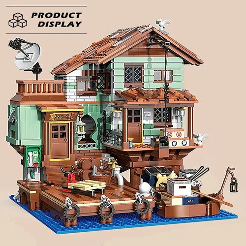 Harbour Restaurant Model Building Blocks Set