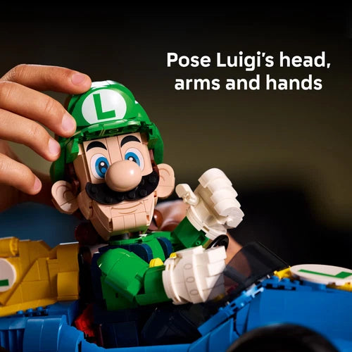 LEGO Mario Kart - Luigi & Mach 8 - Building Set for Adults, Ages 18+ - Nintendo
